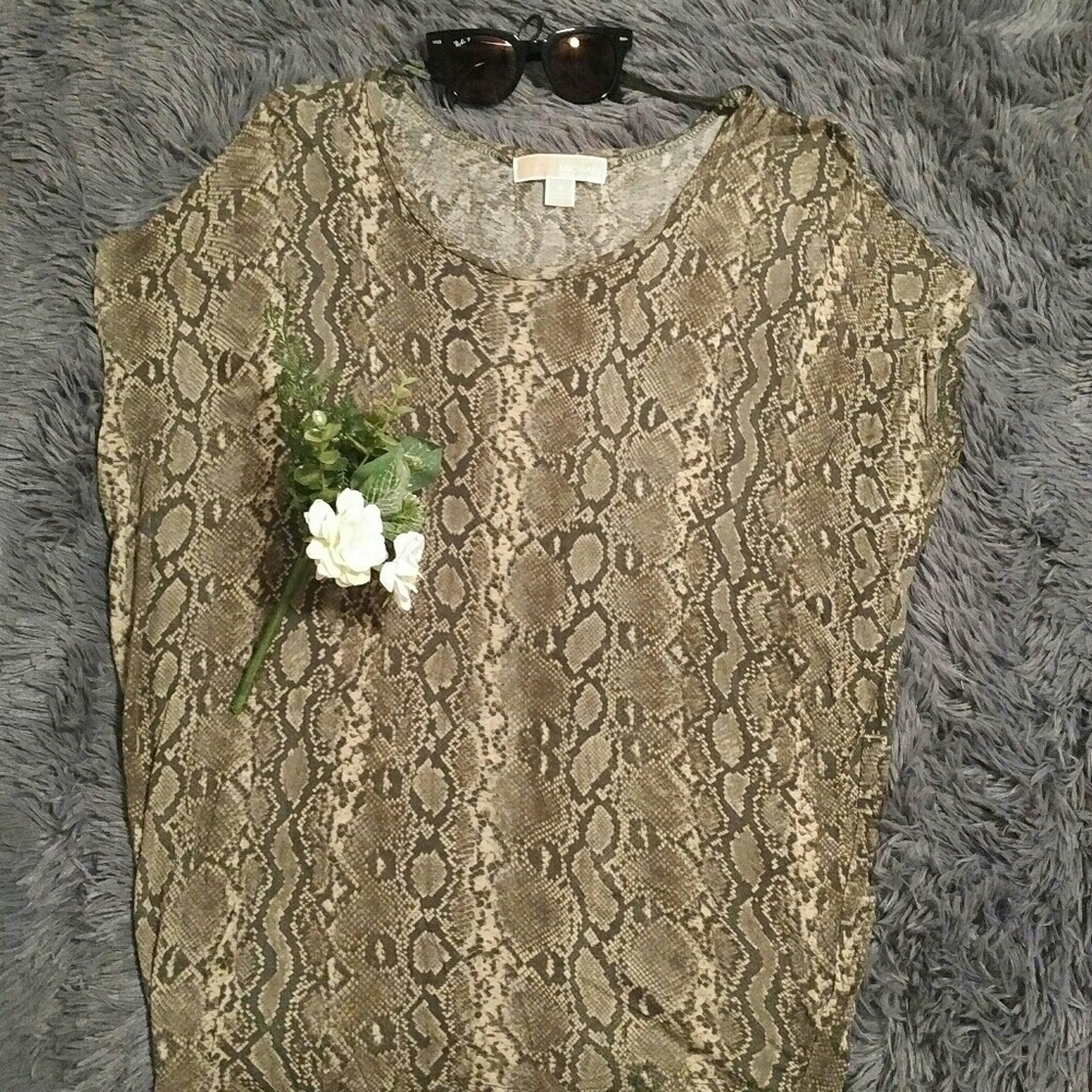 Michael kors long tapered stretch top S